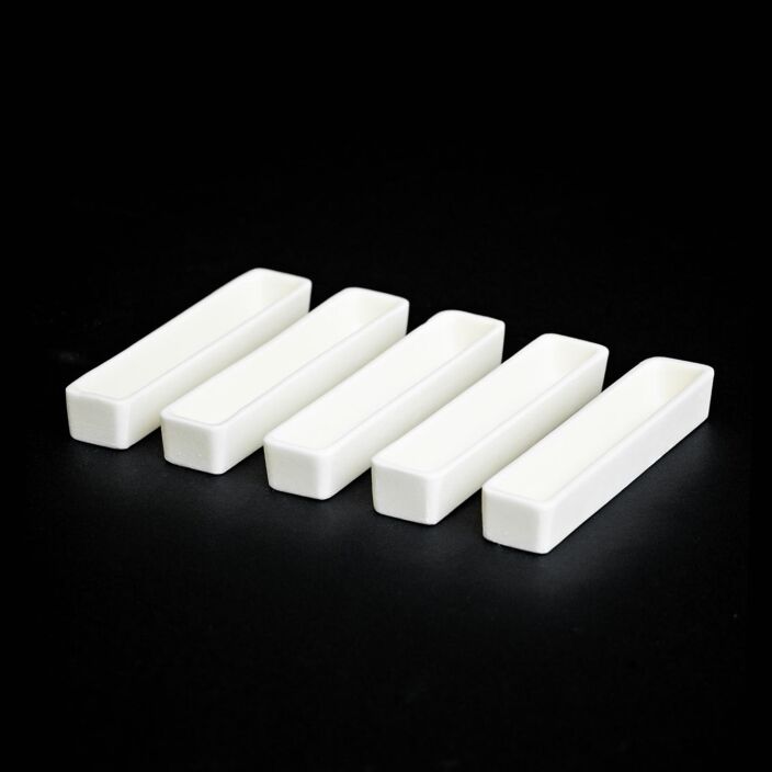 BS100 Boat Crucible - Made in Alumina, Boron Nitride, MGO, Zirconia or ZTA