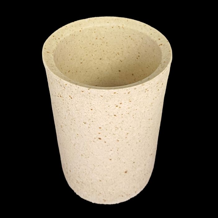 CCP142-214M Cylindrical Magnesium Oxide Refractory Crucible