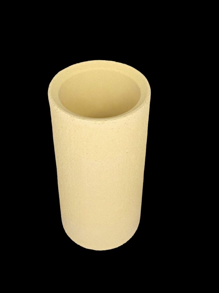 CCP98-195Z Cylindrical Refractory Zirconia Crucible