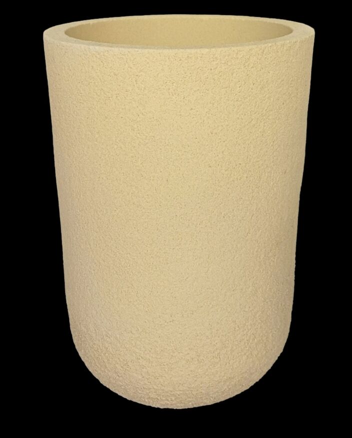 CLP133-195Z Round Bottom Refractory Zirconia Crucible