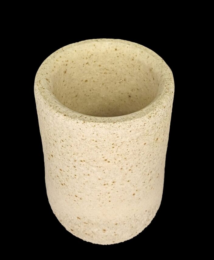 CLP88S-214M Round Bottomed Magnesium Oxide Refractory Crucible