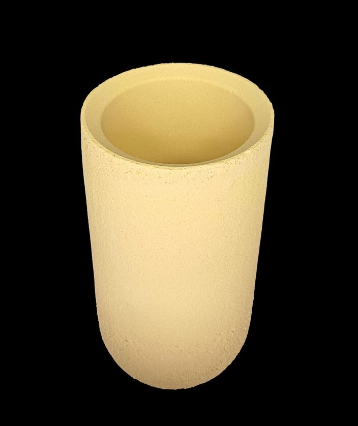 CLP97T-195Z Round Bottom Refractory Zirconia Crucible