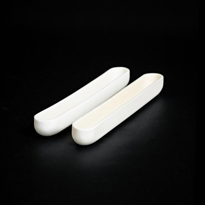 BS208 Boat Crucible - Made In Alumina, MGO, Zirconia or ZTA