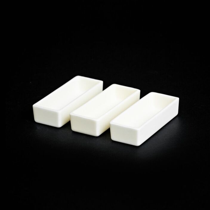 BS81 Boat Crucible - Made in Alumina, MGO, Zirconia or ZTA