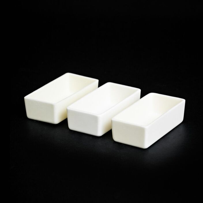 BS82 Boat Crucible - Made in Alumina, MGO, Zirconia or ZTA