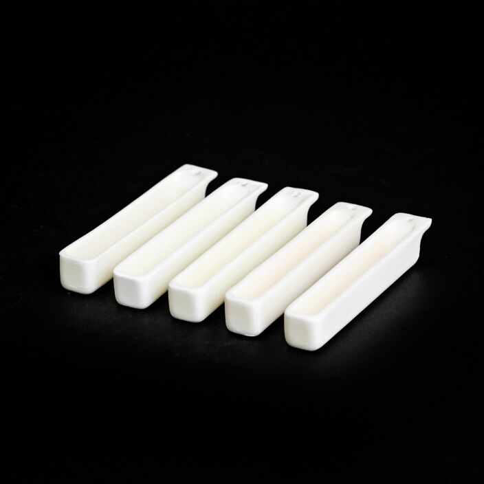 BS96 Boat Crucible - Made in Alumina, MGO, Zirconia or ZTA