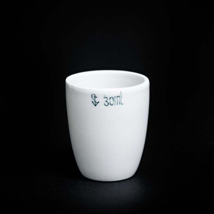 MWPC30 Crisol clásico de porcelana de pared media 30ml