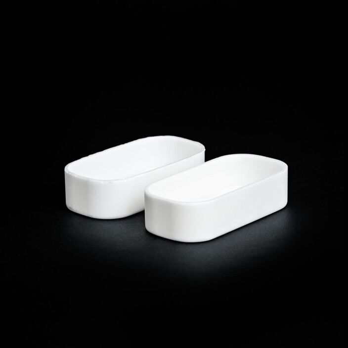 Creuset rectangulaire en zircone