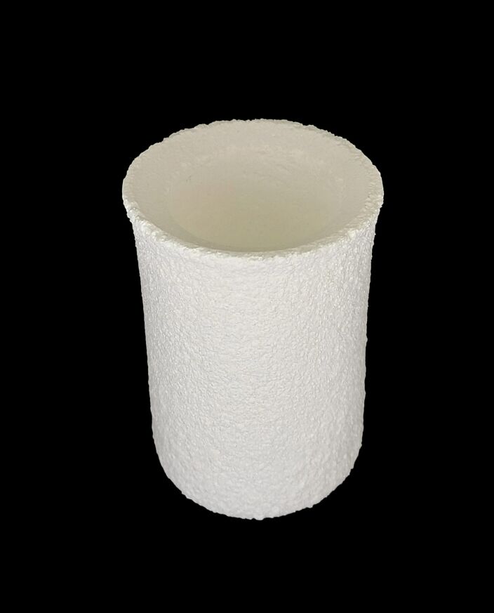 CCP53-172A Cylindrical Alumina Refractory Crucible